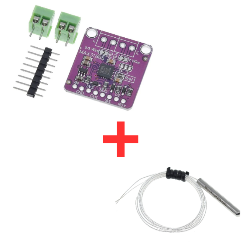 Max31865 Sensor De Temperatura Y Resistencia Platino Pt100